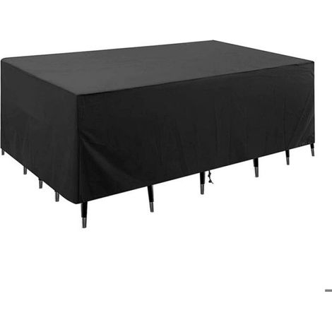 Housse Table De Jardin - 250 x 110 x 90 cm - Impermeable Anti-Uv - Pour Mobilier Extérieur Rectangulaire - 1 Piece (1/4)