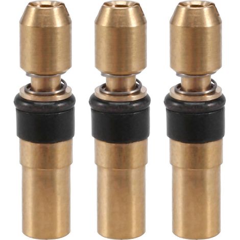 3 pièces de rechange pour pompe haute pression à trois étages avec tête en cuivre de 6 mm et tête en cuivre de 30 MPa (1/5)