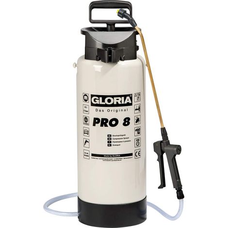 Gloria Speciale Per Pro 8, Spruzzatore a Pressione Resistente all'Olio, Grigio