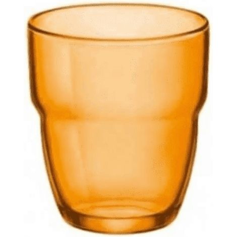 Bicchieri Modulo Bormioli Rocco colore arancione confezione 3 pezzi