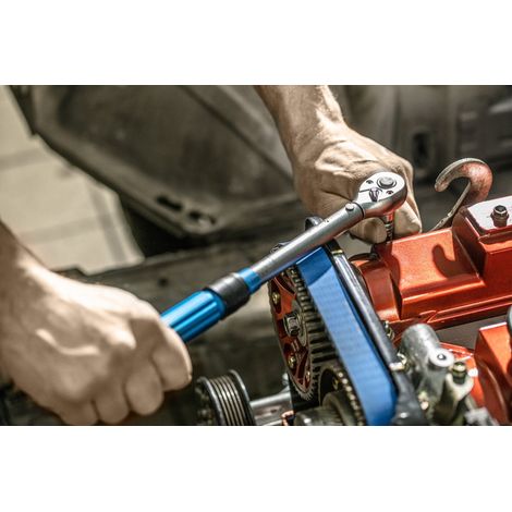 Clé dynamométrique 1/4 " Hogert HT1W710 5-25 Nm