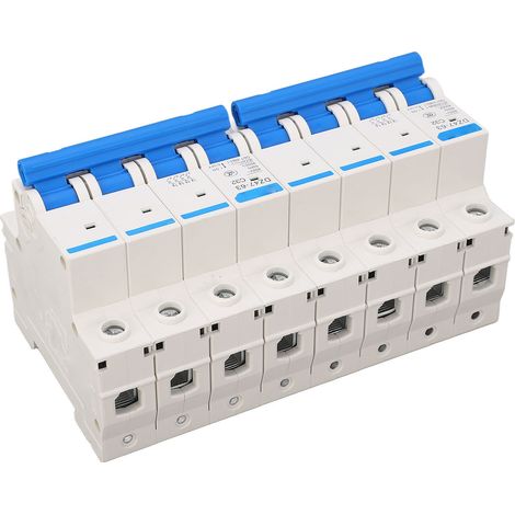 Disjoncteur à verrouillage 4P 32A 400V à double alimentation, commutateur de transfert pneumatique, pouvoir de coupure de 4500 A (1/5)