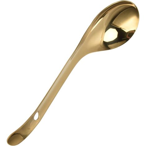 Gold-Plated 304 Stainless Steel Soup Ladle, Thick Soup Spoon for Kitchen, Restaurant and Home (1/5)