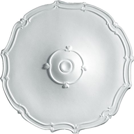 Dekorative Rosetten für die Decke in erweiterter Polystyrol Verschiedene Dekorationen - ER 48 - Ø48 cm.