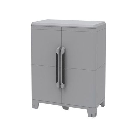 Terry armoire transformable avec 2 portes e'tage'res modulables adaptables cm 78x43x101h pour l'exte'rieur