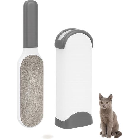 Brosse de toilettage Efficace pour Animaux Éliminez Facilement Les Poils et Gardez Votre Maison Propre - Idéal pour Chiens et Chats 33cm