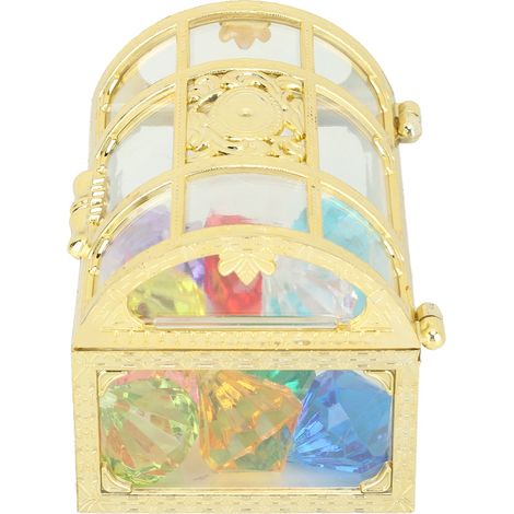 Set mit 10 goldenen Acryl-Taucherdiamanten, farbenfrohe, edelsteinförmige Poolspielzeuge für Jungen und Mädchen (1/5)