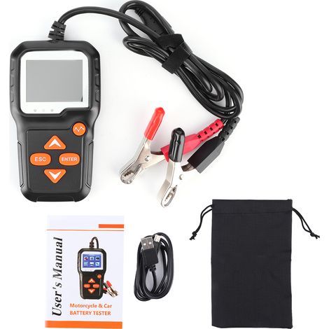 Testeur de batterie automatique KW650 pour analyseur numérique de batterie 6V-12V pour motos et voitures (1/5)