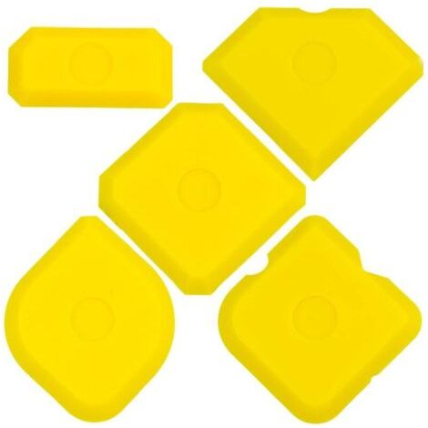 Lot de 5 pièces pour le lissage des joints, grattoirs pour joints en silicone et acrylique