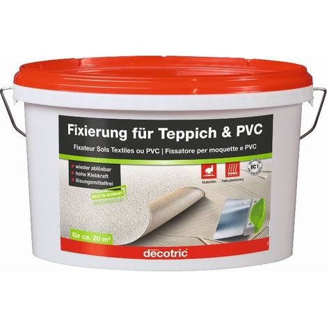 Decotric Fixierung für Teppich und PVC 5 kg Teppich- & PVC-Kleber