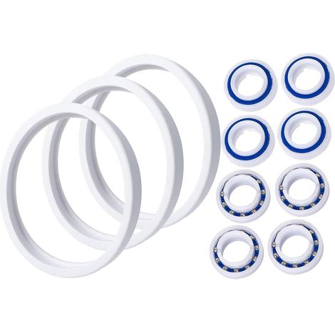 C10 Pneu Adaptable Compatible avec Polaris 180 280 360 380 Robot Nettoyeur de Piscine avec Roulements à Billes C60 Adaptables Google (1/5)