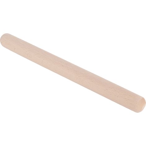 Nudelholz aus Massivholz, 39 cm, ideal zum Backen von Kuchen, Gebäck und Pizza. (1/5)