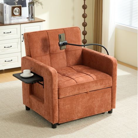 Sessel Wohnzimmer aufbewahrung Chenille 167 cm OKMYHOME (1/5)
