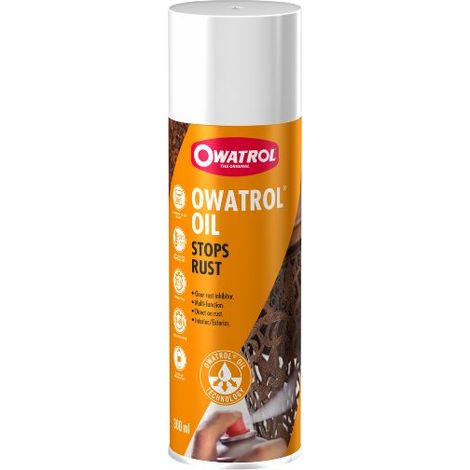Owatrol Oil Colourless Multi-Purpose Rust Inhibitor - 300ml Aerosol