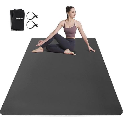 Tapis large, 6 mm d'épaisseur, grand tapis en TPE, adapté aux entraînements en intérieur.