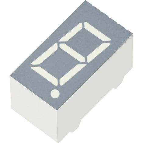 Kingbright 7-Segment-Anzeige Grün  9 mm 2.2 V Ziffernanzahl: 1 SA36-11GWA