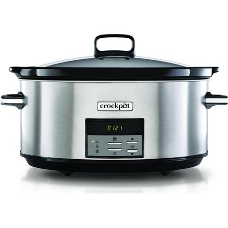 Crock-Pot CSC063X01 olla de cocción lenta digital negro plata 7.5 L (1/6)