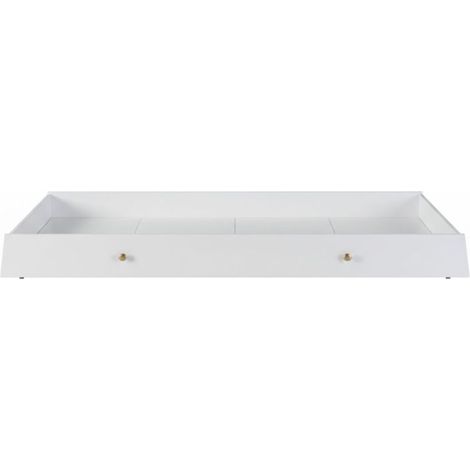 Cassetto per letto bianco 18x96.7x197.2cm