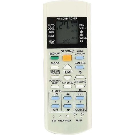 New Remote Control for Air Conditioner A75C3208 A75C3706 KTSX5J A75C4185 A75C2994 A75C3883 White (1/5)