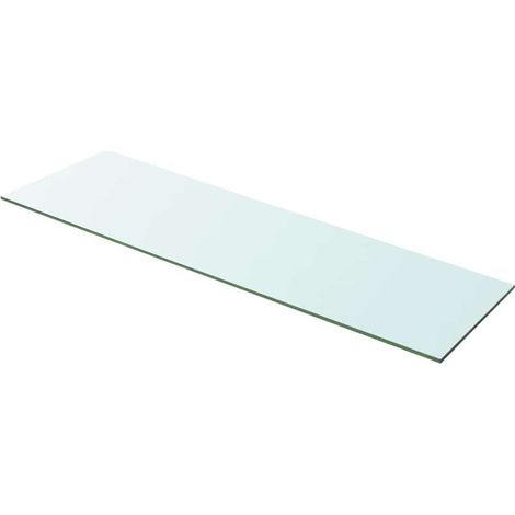 Panel de estante vidrio claro 100x30 cm vidaXL (1/4)