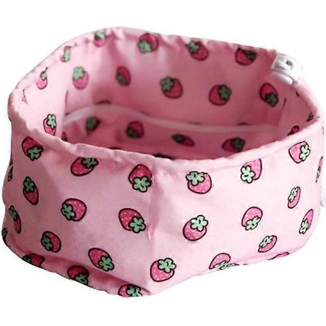 Kühlendes Hundehalsband, atmungsaktiver Kühlakku, schnelltrocknender Sommer-Hundeauslauf, Größe S, Erdbeerrosa.