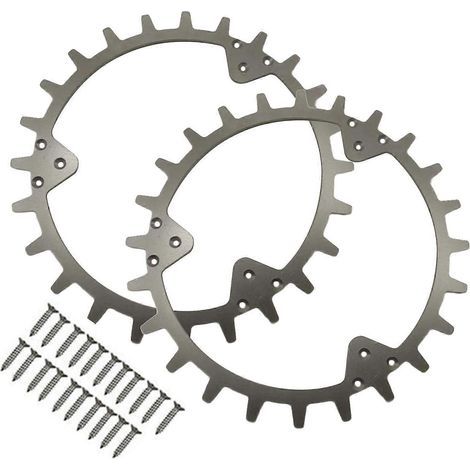 02 Deux crampons antidérapants, compatibles avec les tondeuses à gazon Husqvarna Automower 315 310 305, sont livrés avec 21 vis autotaraudeuses. (1/5)