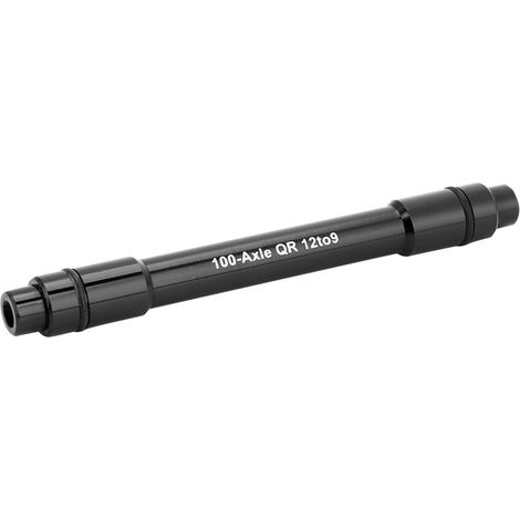 Adaptateur de moyeu à axe traversant pour vélo, 12 mm vers 9 mm, blocage rapide, noir (1/5)