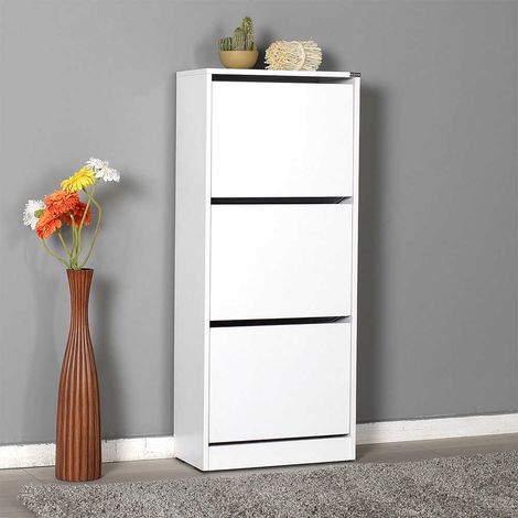 Zapatero 3 Puertas 119X51X26 Blanco (1/3)