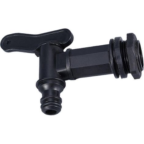 Adaptateur de robinet de rechange pour récupérateur d'eau de pluie, pièce détachée, accessoire de jardin, adaptateur de tuyau pour réservoir d'eau IBC, compatible avec les seaux de stockage de jardin, (1/5)