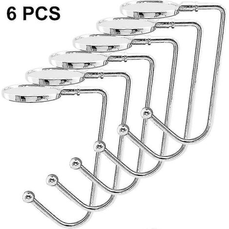 6 soportes para calcetines navideños, ganchos para repisa, colgadores de calcetines, clips (1/3)