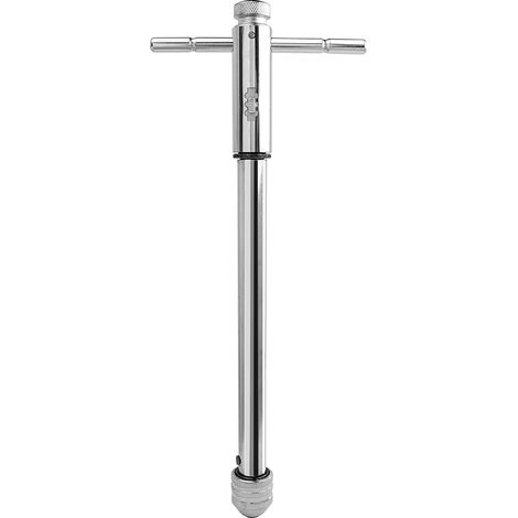 Poignée en T Taraud à Cliquet pour Taraudage, Porte-Taraud Réglable avec Poignée Coulissante M5-M12, Outil de Filetage Précis (1/5)