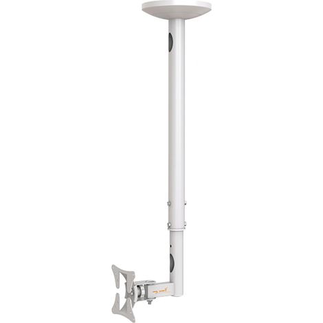 Support TV pour Plafond 25,4 cm (10) - 76,2 cm (30) Extensible, inclinable + pivotant, Support de Plafond (1/5)