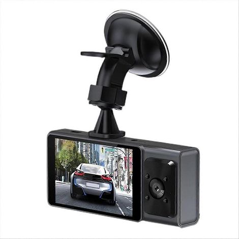 Caméra embarquée DVR pour voiture, caméra avant et intérieure 1080p (1/5)