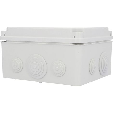 Aufputz- Abzweigdose IP65, mit Schraubdeckel, 175 x 151 x 95 mm, grau Schalterdosen & Abzweigdosen (1/4)