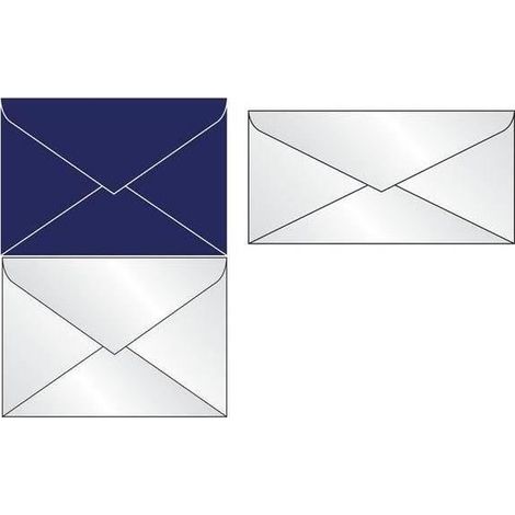 Enveloppe, C5, transparent, caoutchoutée, 100 g/m