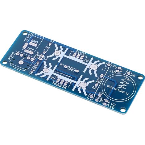 Mini-Tesla-Spulen-Plasma-Lautsprecher-Modul-Bausatz, Elektronik-Bastelset, DC 15–24 V, 15 W (1/5)