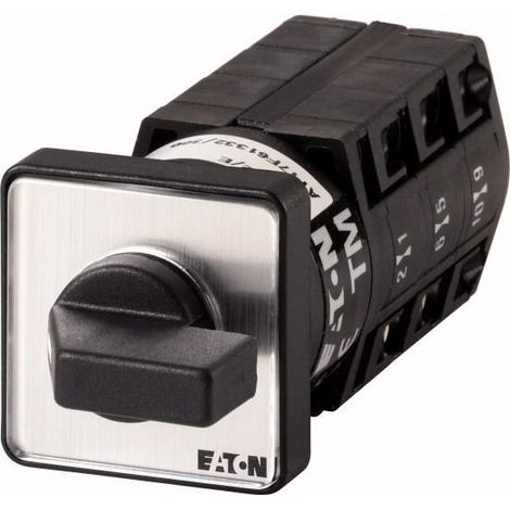 Interrupteurs Marche-Arrêt Contacts: 6 10 A plastron: 0-1 90 ° à accrochage Montage encastré EATON TM-3-8326/E