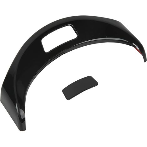 Cache de remplacement pour le boîtier de rangement de l'accoudoir de la console centrale Mercedes-Benz Classe C W205 GLC X253 (2015-2021), finition vernis noir. (1/5)