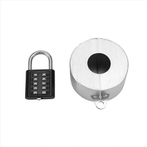 Verrou de vanne à guillotine (verrou à mot de passe), verrou antivol pour robinet d'eau (1/5)