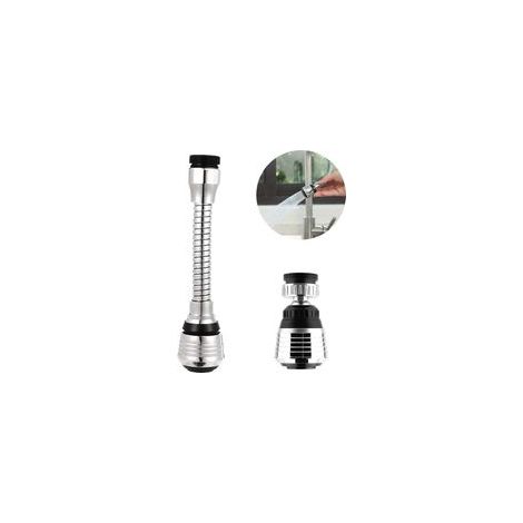 Combinaison longue et courte Douchette Robinet Cuisine 2 Pièces Rallonge Robinet Cuisine robinet pivotant à 360 ° tête de pulvérisateur Embout de robinet Convient pour la cuisine (1/5)