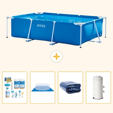 Intex Piscine Tubulaire Rectangulaire - 300x200x75 cm - 5-pièces S115 (1/5)