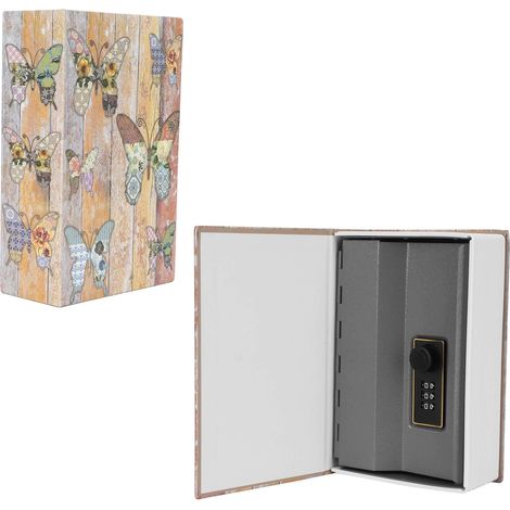 Coffre-Fort En Forme De Livre, Coffre Fort Secret Boîte à Monnaie Dans Un Dictionnaire Livre Caché Avec Verrou à Combinaison Pour Espèces, Bijoux Et Clé (1/5)