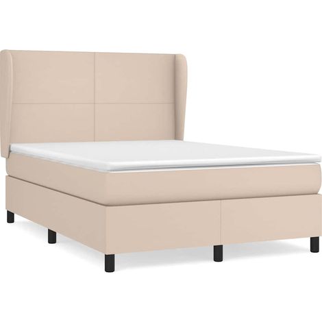 Maison Exclusive - Sommier à lattes de lit avec matelas Cappuccino 140x200 cm (1/5)