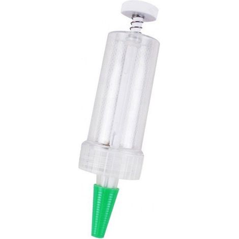 Accessori da giardino, mini seminatrice, spruzzatore, fioriera, manuale, plastica, vaso per piante (verde chiaro) (1/4)