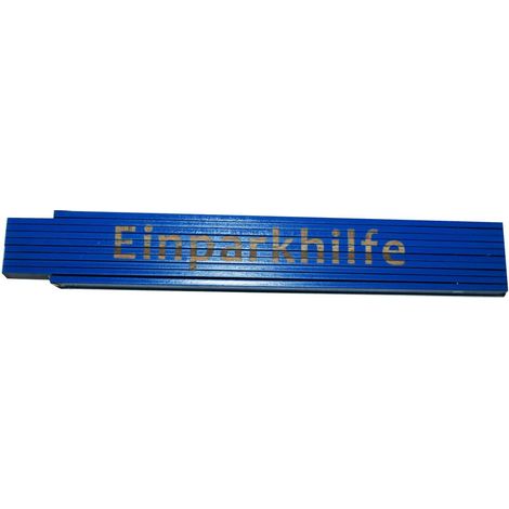 Zollstock Einparkhilfe 2 m blau Zollstock