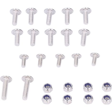 Lot de 25 vis boulons écrous garde-boue moto, inox 90149-06306, compatible Banshee 350 YFZ350 1987-2006 (1/5)