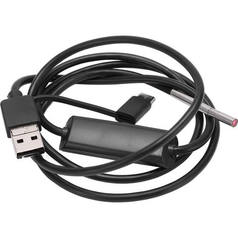 Endoscope HD 3.9mm caméra d'inspection industrielle, flexible 10m/32,8ft, LED, pour tuyaux, automobile, téléphone portable, haute définition (1/5)