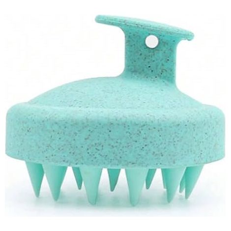 1 brosse de massage du cuir chevelu en silicone rose, outil de lavage de cheveux de douche avec fonction de massage corporel pour salon et maison, accessoire de soins capillaires pour femmes