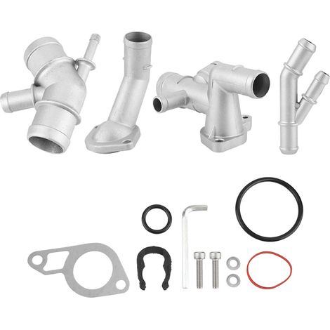 Cartéristat en aluminium moulé, logement thermostat et tuyau d'eau CNC pour MK4 1.8T (1/5)