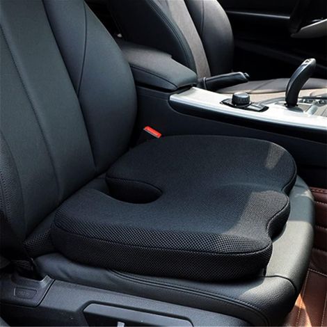 Universal-Autositzkissen aus Memory-Schaum, Sitzerhöhung, atmungsaktives Autositzkissen für Fahrer und Beifahrer für Autostuhl/Büro/Zuhause/Rollstuhl